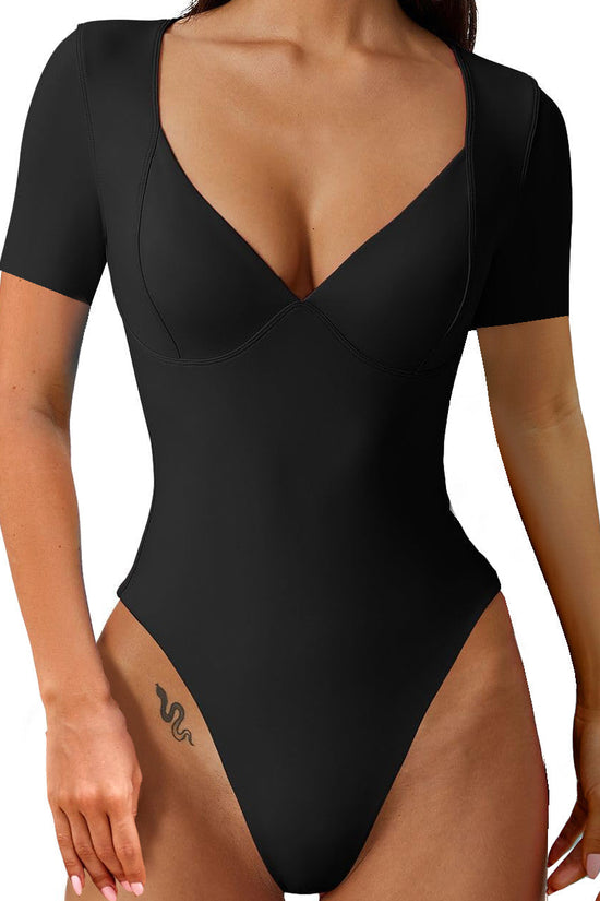 V-Neck Sculpting Bodysuit