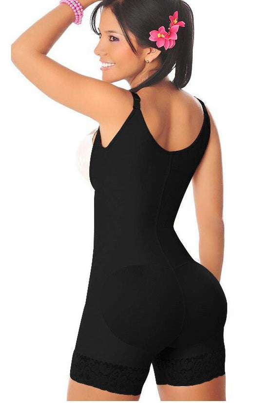 Classic Lace Zipper Shapewear Bodysuit - Getslexy