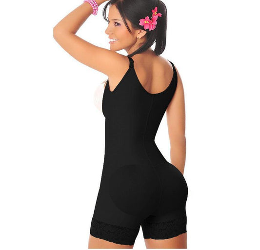 Classic Lace Zipper Shapewear Bodysuit - Getslexy