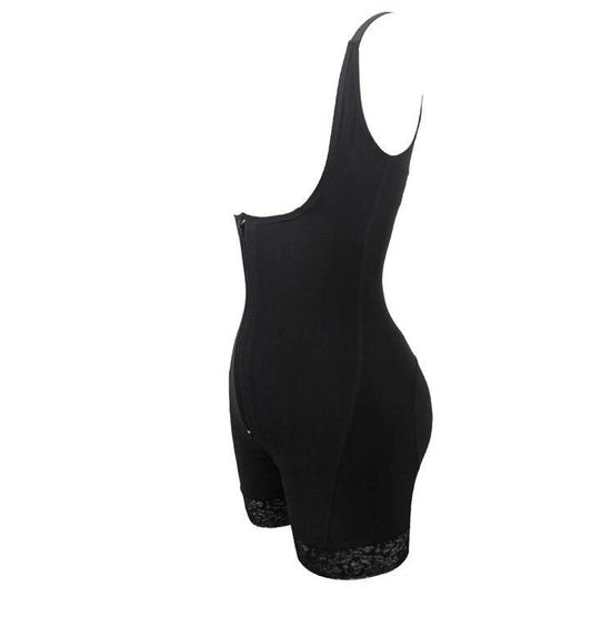 Classic Lace Zipper Shapewear Bodysuit - Getslexy