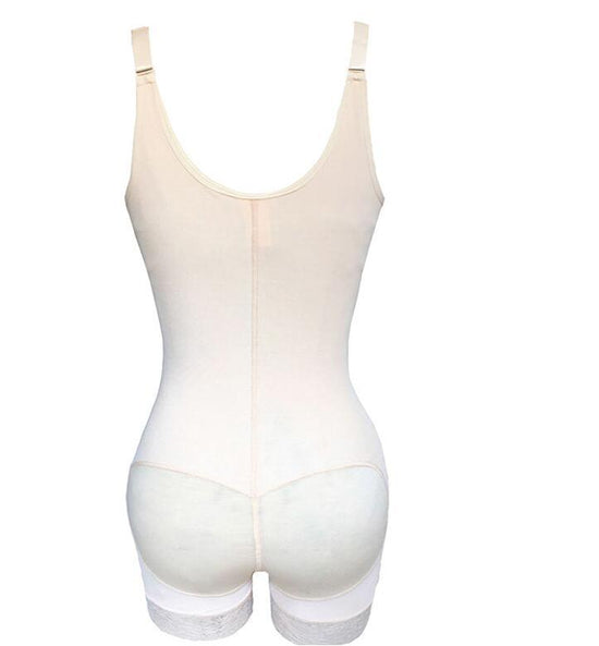 Classic Lace Zipper Shapewear Bodysuit - Getslexy