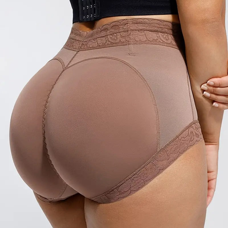 Body Shaping Briefs Butt-lift Underwear Lace Women's High-waisted Panties