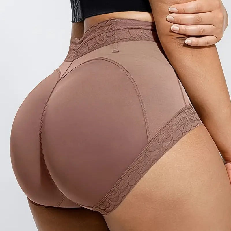 Body Shaping Briefs Butt-lift Underwear Lace Women's High-waisted Panties