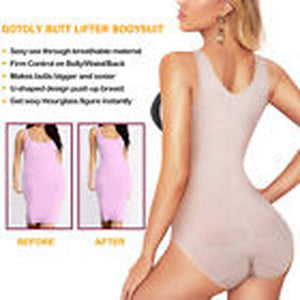 Women Full Body Shaper Compression Shapewear Firm Belly Control Bodysuit Slim US